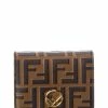 FENDI FF Leather Coin Purse Women Wallets & Card Cases -Fendi Sales Store 1111062167 RLLZ 1