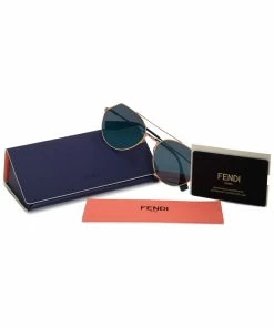 FENDI Women's FF0194S 000 2A 55mm Sunglasses Sunglasses & Eyewear -Fendi Sales Store 1111090411 RLLZ 3