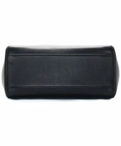 FENDI Navy Leather Peekaboo Selleria Bag (Authentic Pre-Owned) Women Shoulder Bags -Fendi Sales Store 1111124258 RLLZ 3