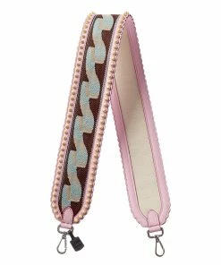 FENDI Canvas & Leather Shoulder Strap Women Bag Accessories