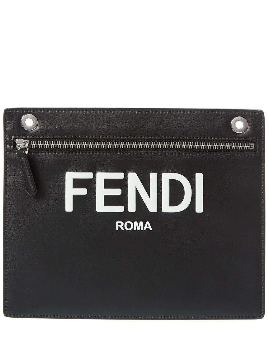 FENDI Peekaboo Pocket Leather Pouch Men Wallets & Card Cases 3 FENDI Peekaboo Pocket Leather Pouch Men Wallets & Card Cases