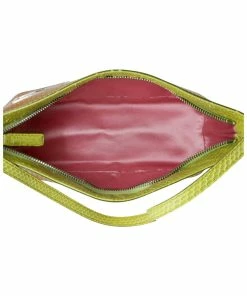 FENDI Limited Edition Orange Patent Leather Perforated Pochette (Authentic Pre-Owned) Women Shoulder Bags -Fendi Sales Store 1111181587 RLLZ 4