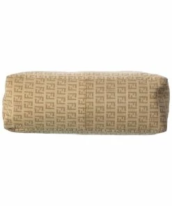 FENDI Beige Zucchino-Print Canvas Bag (Authentic Pre-Owned) Women Shoulder Bags 10 FENDI Beige Zucchino-Print Canvas Bag (Authentic Pre-Owned) Women Shoulder Bags -Fendi Sales Store 1111243494 RLLZ 3