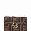 FENDI Micro Trifold Leather French Wallet Women Wallets & Card Cases -Fendi Sales Store 1111310672 RLLZ 1