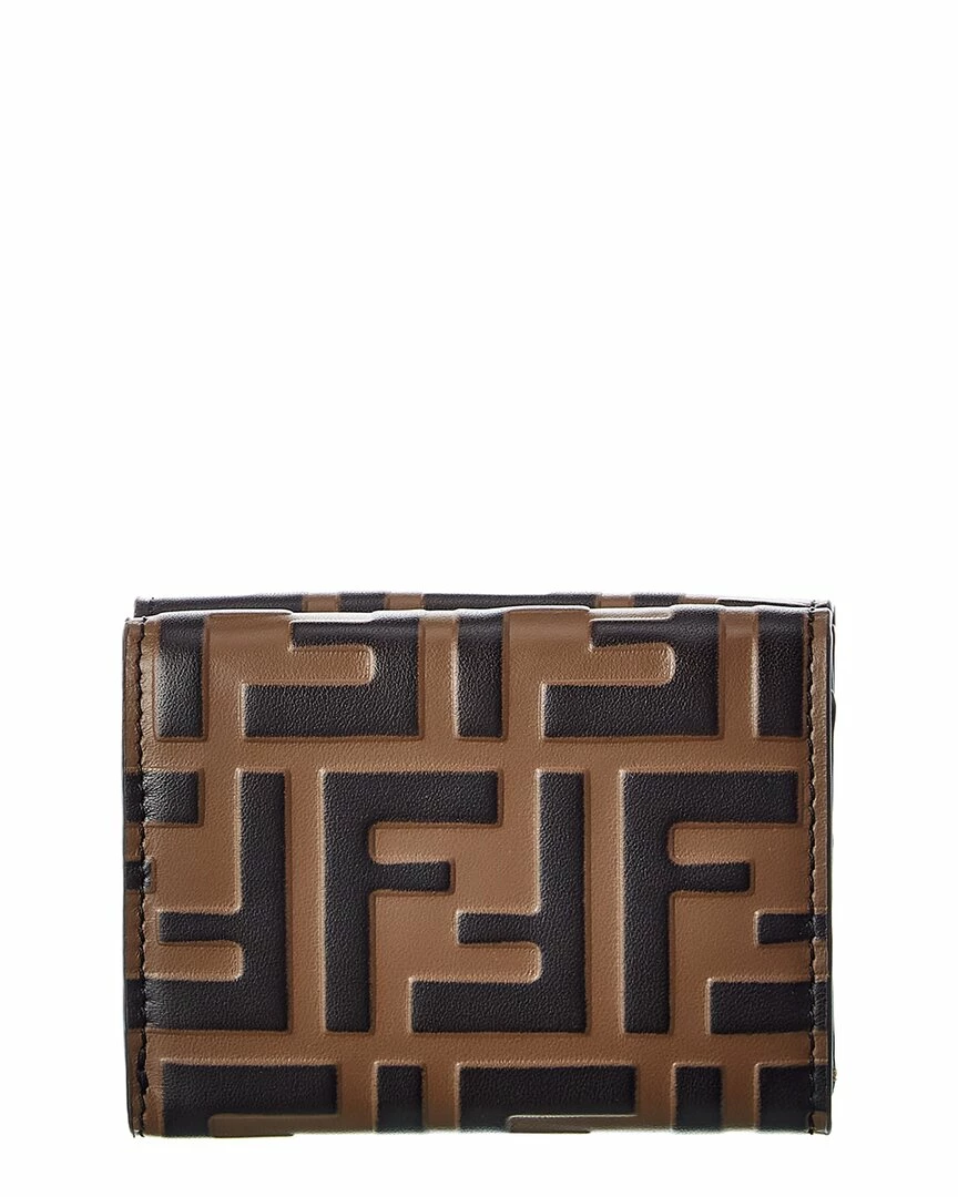 FENDI Micro Trifold Leather French Wallet Women Wallets & Card Cases 3 FENDI Micro Trifold Leather French Wallet Women Wallets & Card Cases - Image 2
