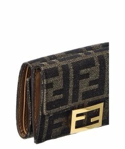 FENDI Micro Trifold FF Wallet Women Wallets & Card Cases -Fendi Sales Store 1111342798 RLLZ 3