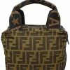 FENDI Brown Nylon Mini Top Handle Bag (Authentic Pre-Owned) Women Shoulder Bags 2 FENDI Brown Nylon Mini Top Handle Bag (Authentic Pre-Owned) Women Shoulder Bags -Fendi Sales Store 1111371893 RLLZ 1