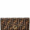 FENDI FF Leather Continental Wallet Women Wallets & Card Cases -Fendi Sales Store 1111379851 RLLZ 1