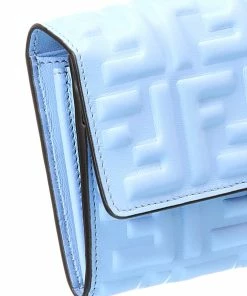FENDI FF Embossed Leather Continental Wallet Women Wallets & Card Cases -Fendi Sales Store 1111379853 RLLZ 3