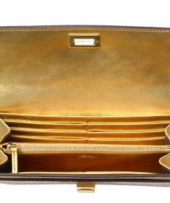 FENDI Pebbled Leather Continental Wallet Women Wallets & Card Cases -Fendi Sales Store 1111379931 RLLZ 3