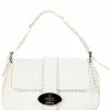 FENDI White Selleria Leather Logo Plate Shoulder Bag (Authentic Pre-Owned) Women Shoulder Bags 1 FENDI White Selleria Leather Logo Plate Shoulder Bag (Authentic Pre-Owned) Women Shoulder Bags -Fendi Sales Store 1111464066 RLLZ 1