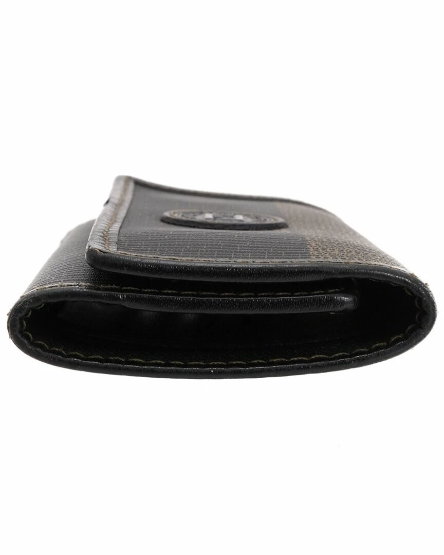 FENDI Brown Coated Canvas Pequin Key Holder (Authentic Pre-Owned) Women Wallets & Card Cases 6 FENDI Brown Coated Canvas Pequin Key Holder (Authentic Pre-Owned) Women Wallets & Card Cases - Image 4