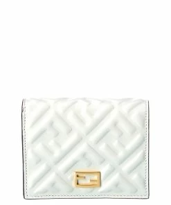 FENDI Baguette Mini Leather Coin Purse Women Wallets & Card Cases