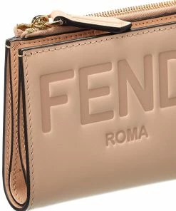 FENDI Roma Leather Card Holder Women Wallets & Card Cases -Fendi Sales Store 1111507264 RLLZ 3