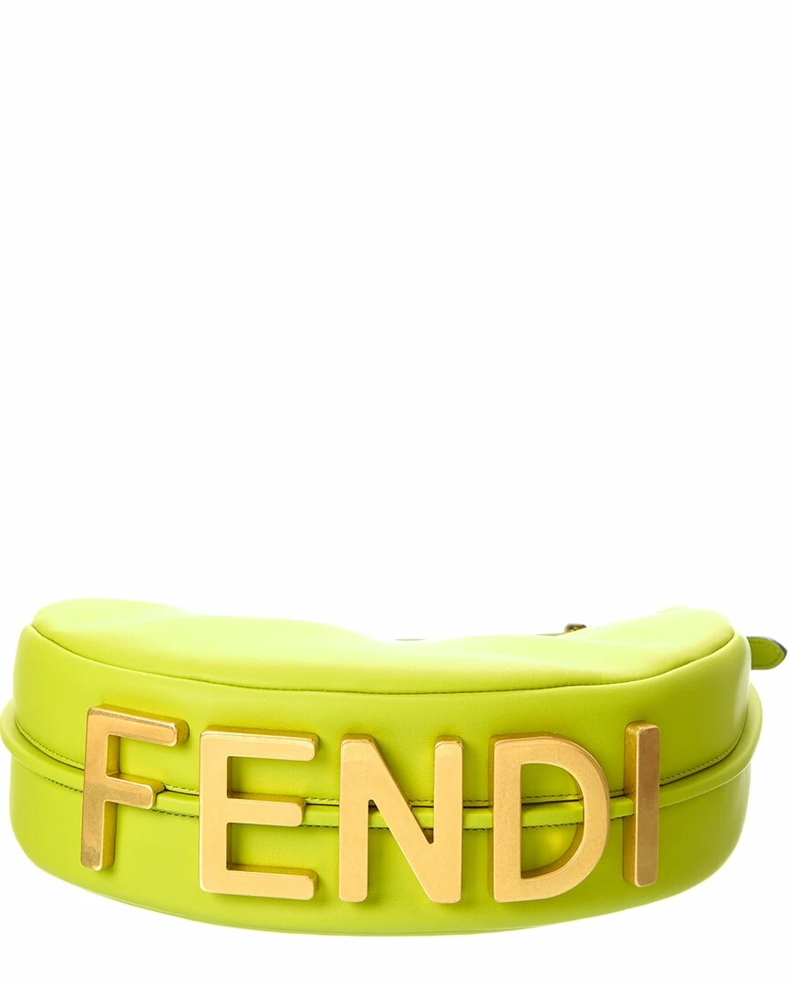 FENDI Fendigraphy Small Leather Hobo Bag Women Shoulder Bags 5 FENDI Fendigraphy Small Leather Hobo Bag Women Shoulder Bags - Image 3