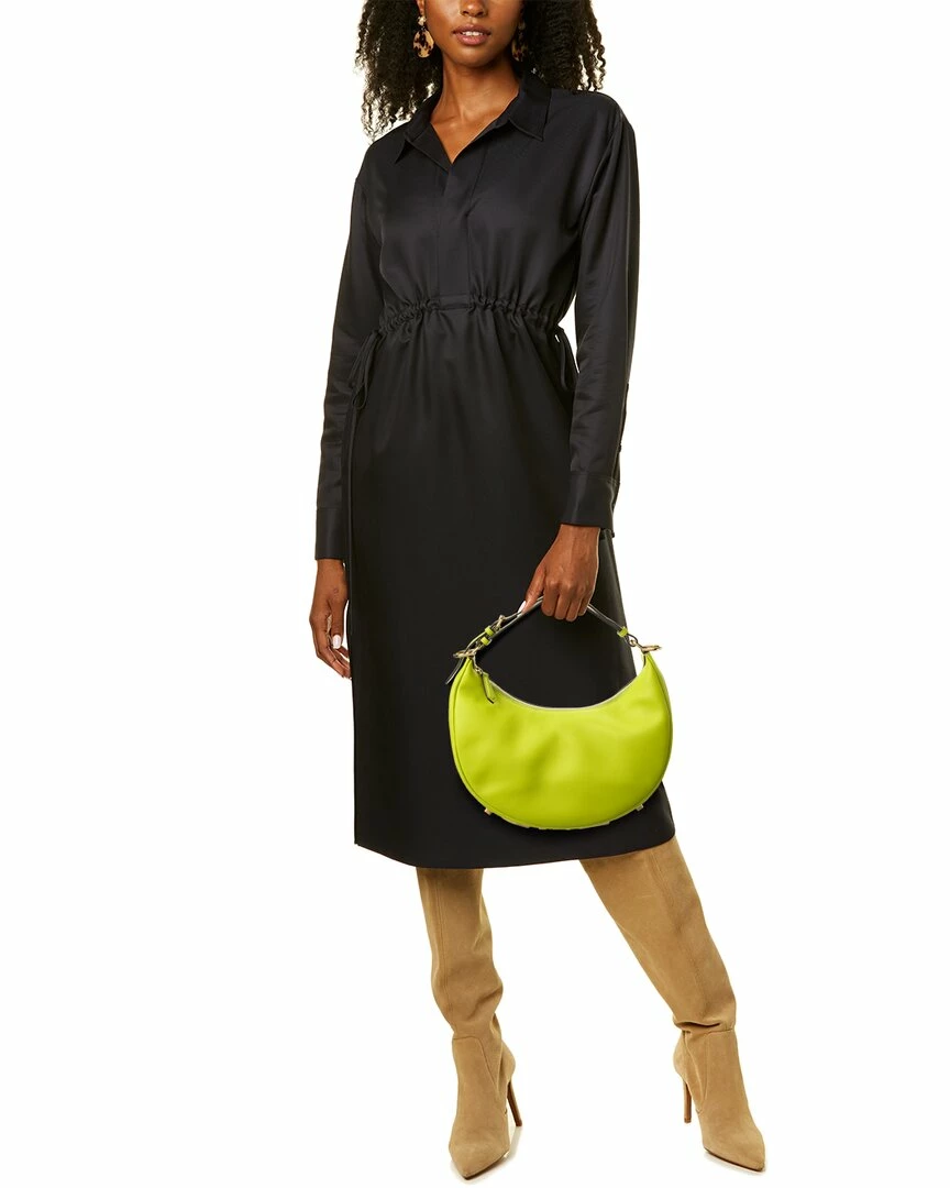 FENDI Fendigraphy Small Leather Hobo Bag Women Shoulder Bags 6 FENDI Fendigraphy Small Leather Hobo Bag Women Shoulder Bags - Image 4