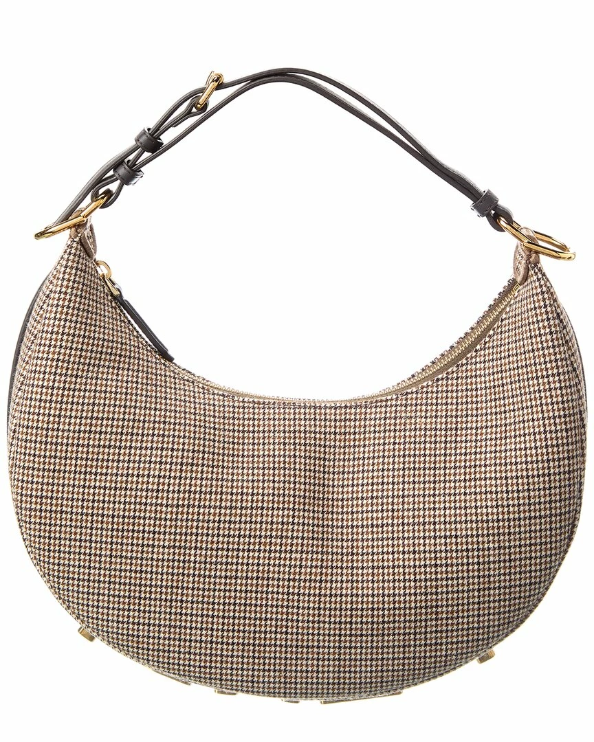 FENDI Fendigraphy Small Wool Hobo Bag Women Shoulder Bags 3 FENDI Fendigraphy Small Wool Hobo Bag Women Shoulder Bags