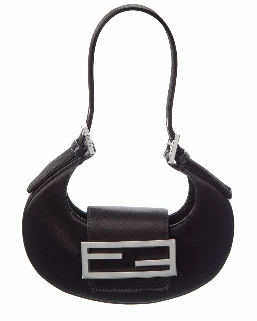 FENDI Cookie Satin Hobo Bag Women Shoulder Bags 3 FENDI Cookie Satin Hobo Bag Women Shoulder Bags