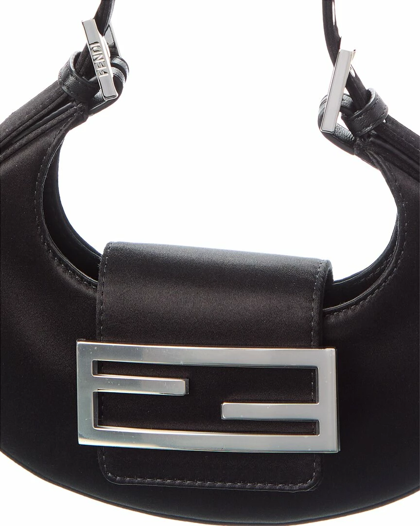 FENDI Cookie Satin Hobo Bag Women Shoulder Bags 5 FENDI Cookie Satin Hobo Bag Women Shoulder Bags - Image 3