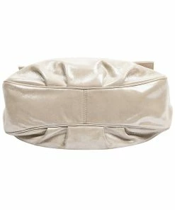FENDI Beige Calfskin Leather Flap Bag (Authentic Pre-Owned) Women Shoulder Bags -Fendi Sales Store 1111701156 RLLZ 3