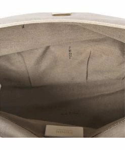FENDI Beige Calfskin Leather Flap Bag (Authentic Pre-Owned) Women Shoulder Bags -Fendi Sales Store 1111701156 RLLZ 4