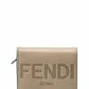FENDI Logo Leather Coin Purse Women Wallets & Card Cases