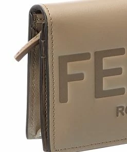 FENDI Logo Leather Coin Purse Women Wallets & Card Cases -Fendi Sales Store 1111705189 RLLZ 3