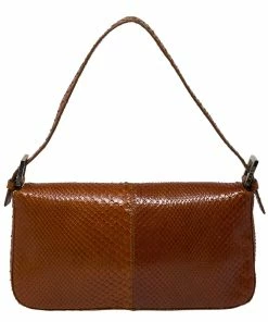 FENDI Limited Edition Vermillion Snakeskin Baguette (Authentic Pre-Owned) Women Shoulder Bags 9 FENDI Limited Edition Vermillion Snakeskin Baguette (Authentic Pre-Owned) Women Shoulder Bags -Fendi Sales Store 1111870656 RLLZ 2