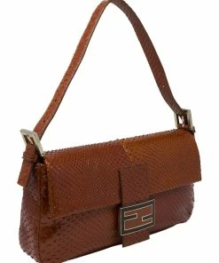 FENDI Limited Edition Vermillion Snakeskin Baguette (Authentic Pre-Owned) Women Shoulder Bags 12 FENDI Limited Edition Vermillion Snakeskin Baguette (Authentic Pre-Owned) Women Shoulder Bags -Fendi Sales Store 1111870656 RLLZ 5