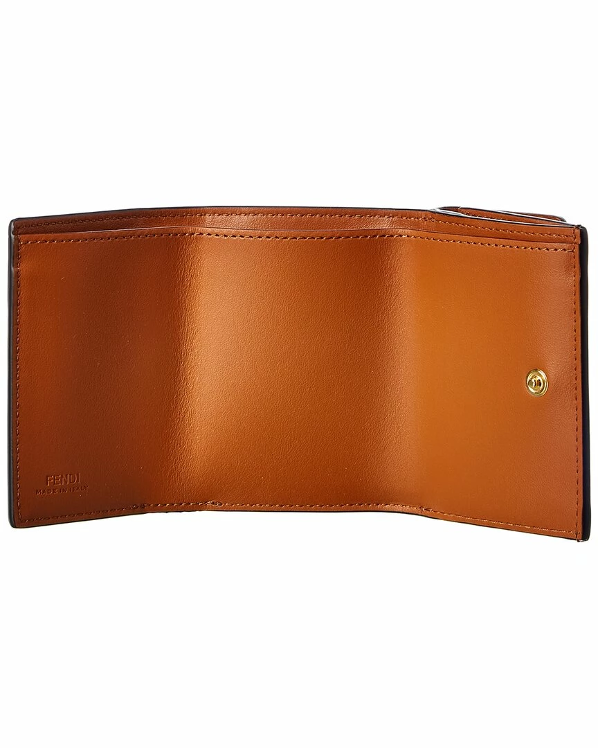 FENDI Micro Trifold Leather French Wallet Women Wallets & Card Cases 5 FENDI Micro Trifold Leather French Wallet Women Wallets & Card Cases - Image 3