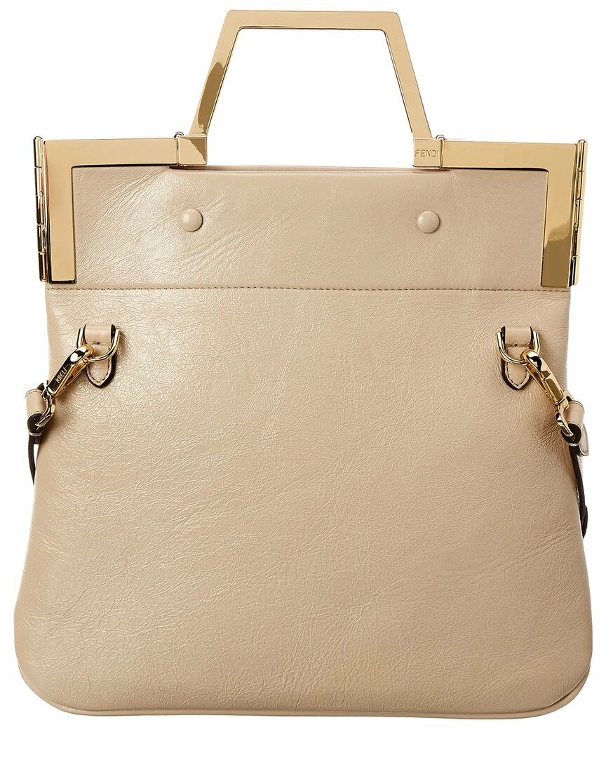 FENDI Flat Small Leather Shoulder Bag Women Shoulder Bags 4 FENDI Flat Small Leather Shoulder Bag Women Shoulder Bags - Image 2