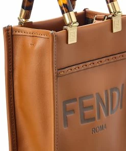 FENDI Sunshine Mini Leather Tote Women Shoulder Bags -Fendi Sales Store 1160292711 RLLZ 3
