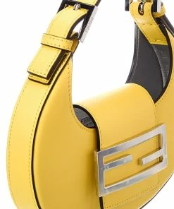 FENDI Cookie Leather Hobo Bag Women Shoulder Bags -Fendi Sales Store 1160341017 RLLZ 3