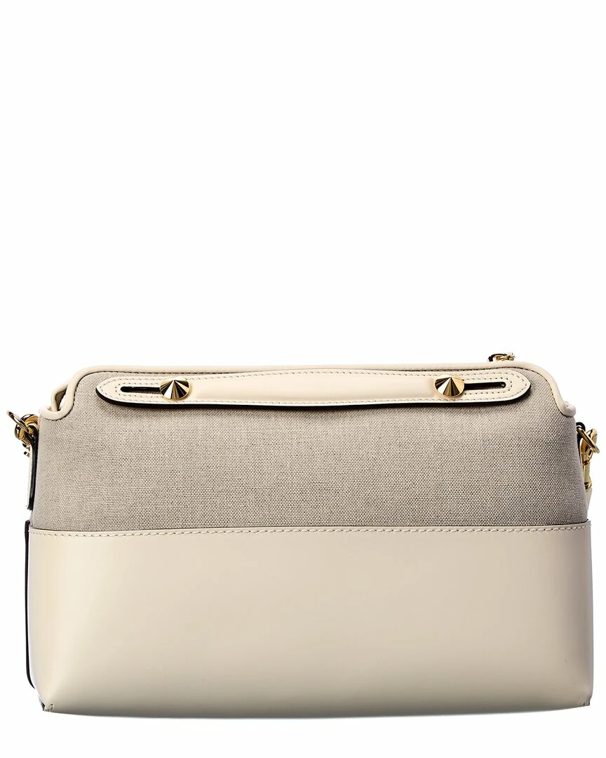 FENDI By The Way Medium Canvas & Leather Shoulder Bag Women Shoulder Bags 4 FENDI By The Way Medium Canvas & Leather Shoulder Bag Women Shoulder Bags - Image 2