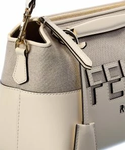 FENDI By The Way Medium Canvas & Leather Shoulder Bag Women Shoulder Bags 9 FENDI By The Way Medium Canvas & Leather Shoulder Bag Women Shoulder Bags -Fendi Sales Store 1160439012 RLLZ 3