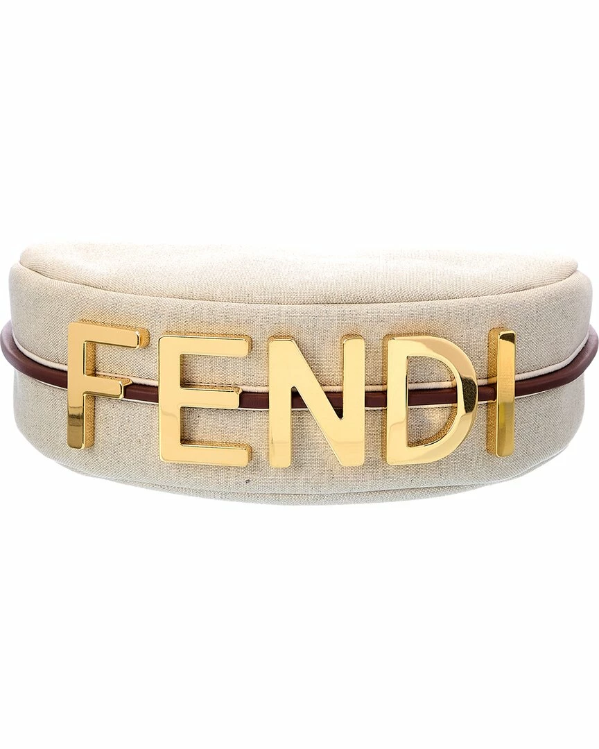 FENDI Fendigraphy Small Canvas & Leather Hobo Bag Women Shoulder Bags 5 FENDI Fendigraphy Small Canvas & Leather Hobo Bag Women Shoulder Bags - Image 3