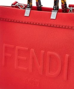 FENDI Sunshine Medium Leather Tote Women Shoulder Bags -Fendi Sales Store 1160506408 RLLZ 3