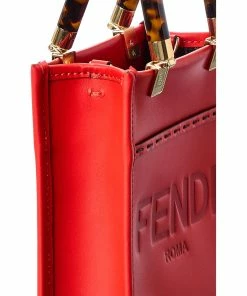 FENDI Sunshine Mini Leather Tote Women Totes -Fendi Sales Store 1160506670 RLLZ 3