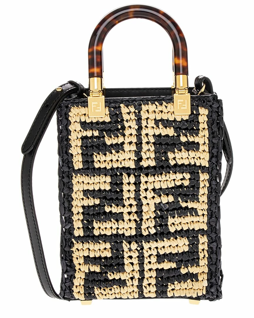 FENDI Sunshine Mini Tote Women Shoulder Bags 3 FENDI Sunshine Mini Tote Women Shoulder Bags