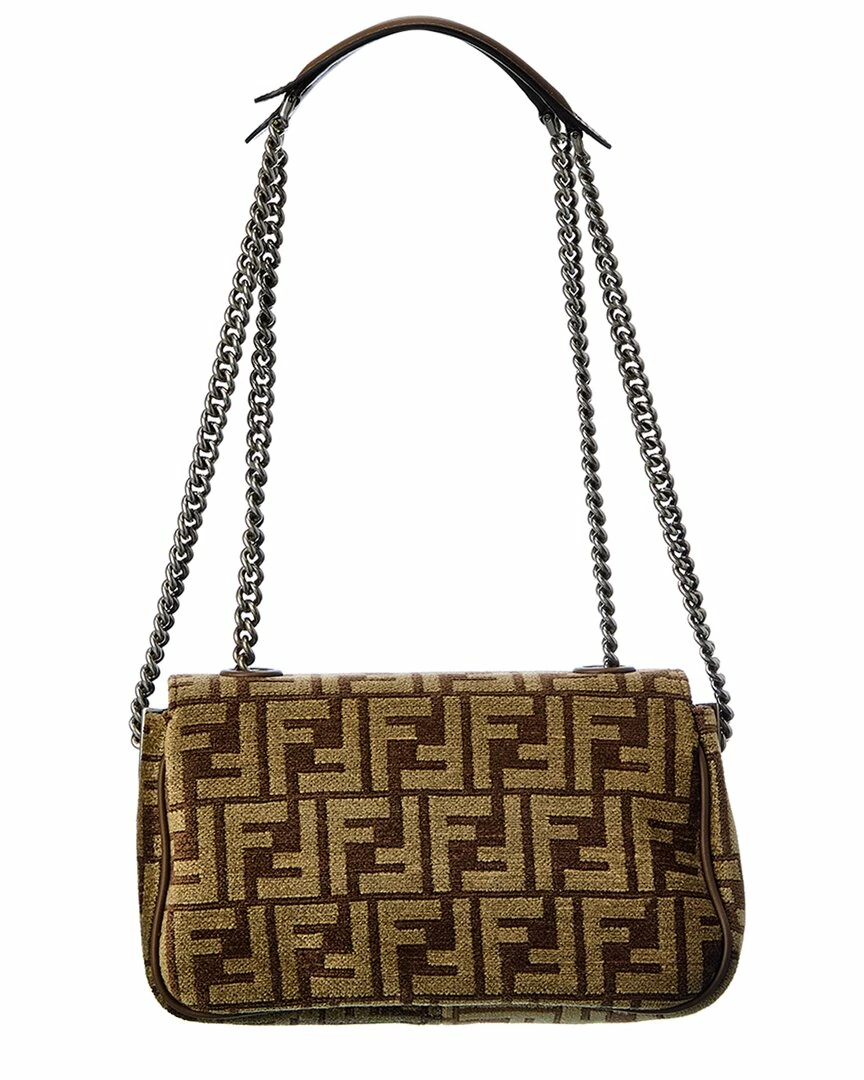 FENDI Baguette Midi FF Tapestry Shoulder Bag Women Shoulder Bags 4 FENDI Baguette Midi FF Tapestry Shoulder Bag Women Shoulder Bags - Image 2