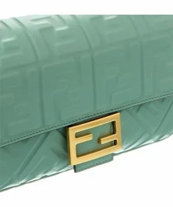 FENDI Baguette Leather Shoulder Bag Women Shoulder Bags -Fendi Sales Store 1160524953 RLLZ 3