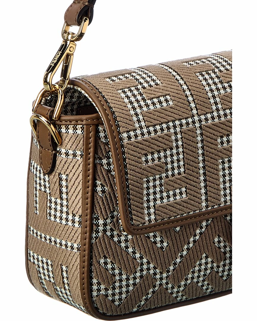 FENDI Baguette Medium Wool Shoulder Bag Women Shoulder Bags 5 FENDI Baguette Medium Wool Shoulder Bag Women Shoulder Bags - Image 3