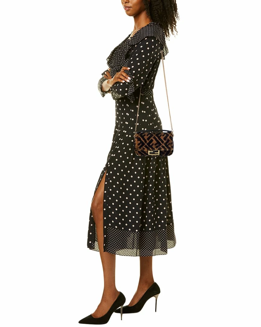 FENDI Baguette Mini Shearling Shoulder Bag Women Shoulder Bags 6 FENDI Baguette Mini Shearling Shoulder Bag Women Shoulder Bags - Image 4