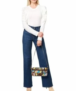 FENDI Baguette FF Vertigo Canvas Shoulder Bag Women Shoulder Bags -Fendi Sales Store 1160539240 RLLZ 4