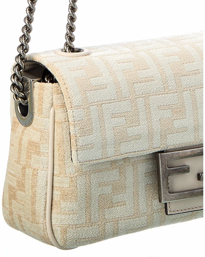 FENDI Baguette Midi FF Tapestry Shoulder Bag Women Shoulder Bags 5 FENDI Baguette Midi FF Tapestry Shoulder Bag Women Shoulder Bags - Image 3