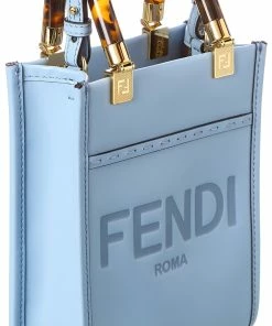 FENDI Sunshine Mini Leather Tote Women Shoulder Bags 8 FENDI Sunshine Mini Leather Tote Women Shoulder Bags -Fendi Sales Store 1160802321 RLLZ 3