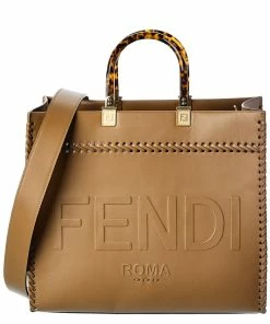 FENDI Sunshine Medium Leather Tote Women Totes
