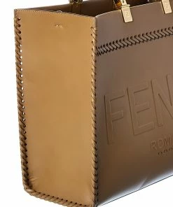 FENDI Sunshine Medium Leather Tote Women Totes -Fendi Sales Store 1161186668 RLLZ 3