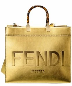 FENDI Sunshine Medium Leather Tote Women Totes