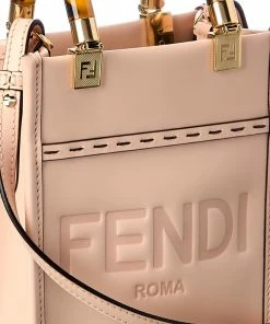 FENDI Sunshine Mini Leather Tote Women Totes -Fendi Sales Store 1161482884 RLLZ 3